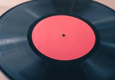 Close up shot vinyl record disk Stock Photos