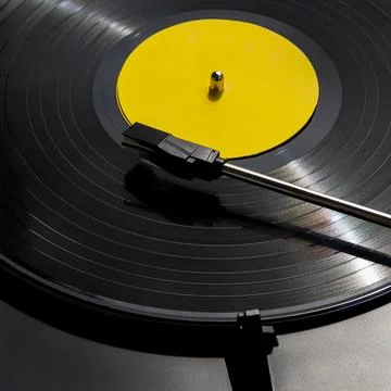 Close up shot vinyl record disk Stock Photos