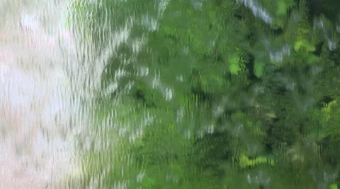 Close up shot of water drops falling on glass Stock Footage 53184277