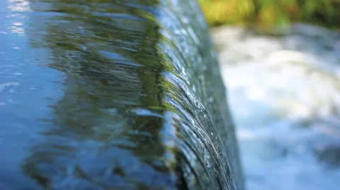 Close Up shot of Water Flow Stock Footage 68293109