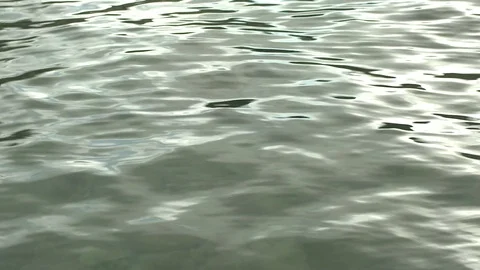 Close up shot of the water surface with ripples on it Stock Footage 118841557
