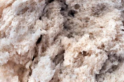 Close up shot of a white bread Foto stock