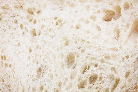 Close up shot of white bread slice texture background Stock Photos