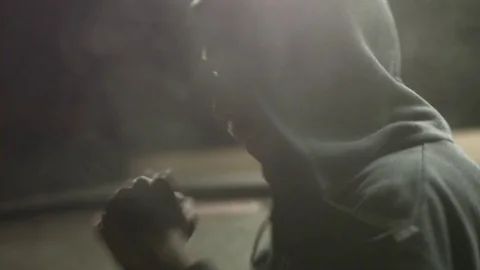 Close up shot of young man training Stock Footage 71134463