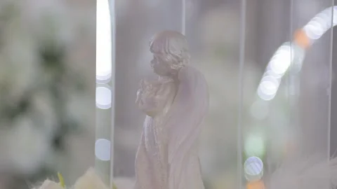 Close-up shots of an angel 3 Stock Footage 315413349