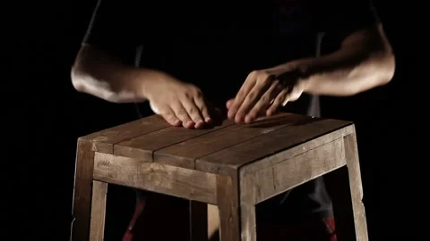 Close Up Shots of Hands Playing Rhythm 動画素材 145446338