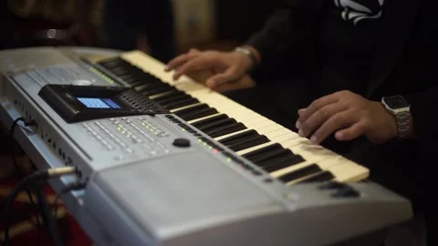 Close-up Shots of Musicians Playing Various Instruments in Music performance Stock Footage 341976541