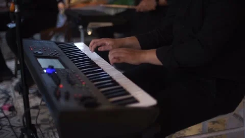 Close-up Shots of Musicians Playing Various Instruments in Music performance Stock Footage 341979632
