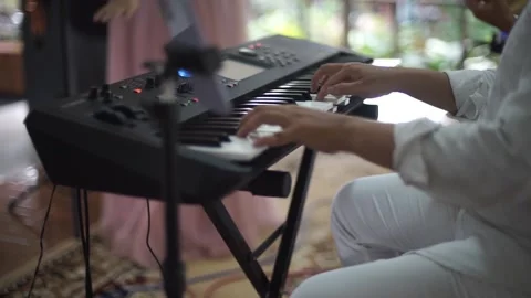Close-up Shots of Musicians Playing Various Instruments in Music performance Stock Footage 341999121