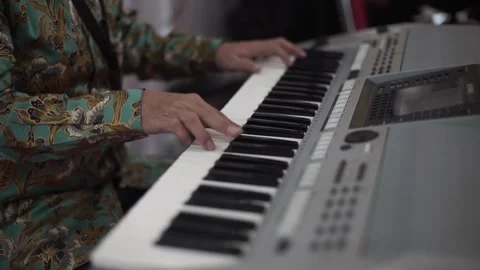 Close-up Shots of Musicians Playing Various Instruments in Music performance Stock Footage 342064484