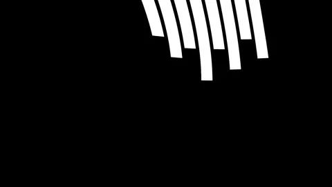 A close-up showcasing smooth curved lines creating a rhythmic pattern highlighte Stock Footage 319666266