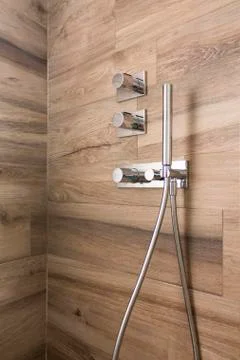 Close up of Shower box in the bathroom Foto stock