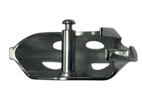 Close​up​ shuttle hook​ for​ sewing​ machine​​. Stock Photos