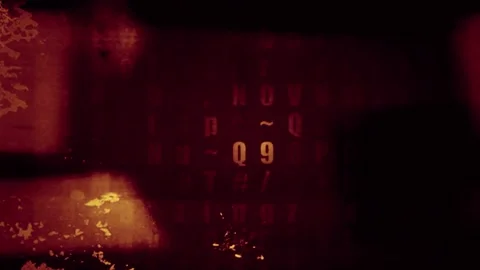 A close up of a sign at night 스톡 동영상 157756672