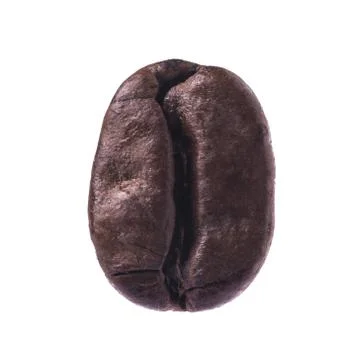 Close up single coffee bean Stock Photos