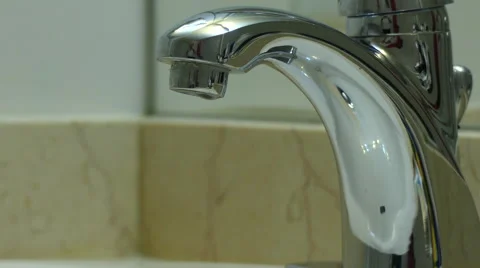 Close up sink dirty water Stock Footage 67768906