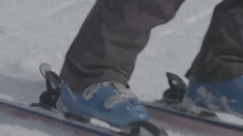 Close up of a skier 스톡 동영상 79160852