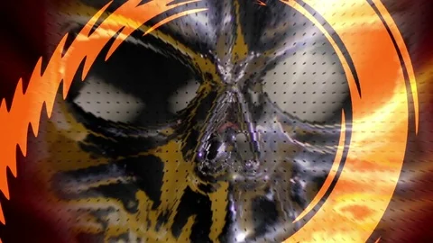 Close up Skull Mask Видео 81461833