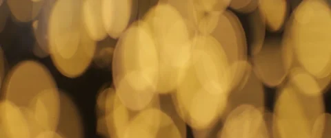 Close-up sliding on out of focus lightning decoration 5.7K scope video Stock Footage 321055215