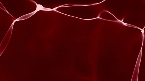 Close-up of slow lightning caustics on red background Video stock 276600685