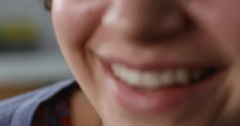 Close Up Slow-Mo The Most Hilarious Thing Ever Stock Footage 126985288