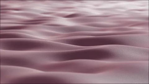 Close up. Slow motion. Looped 3d animation of dynamic cloth. Wavy silk cloth  Video stock 194961529