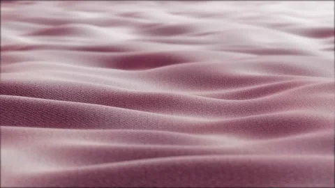 Close up. Slow motion. Looped 3d animation of dynamic cloth. Wavy silk cloth  Stock Footage 194961874