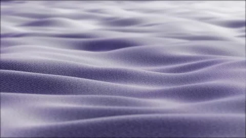 Close up. Slow motion. Looped 3d animation of dynamic cloth. Wavy silk cloth  Stock Footage 194962408