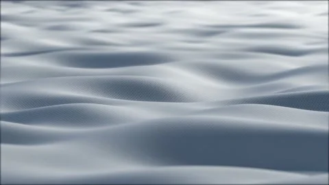 Close up. Slow motion. Looped 3d animation of dynamic cloth. Wavy silk cloth  Video stock 194962466