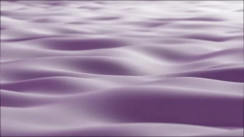 Close up. Slow motion. Looped 3d animation of dynamic cloth. Wavy silk cloth  Video stock 194962475