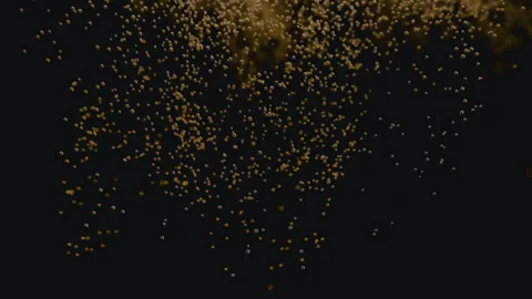 Close-up, slow motion macro shot of beer pouring Stock Footage 309867450