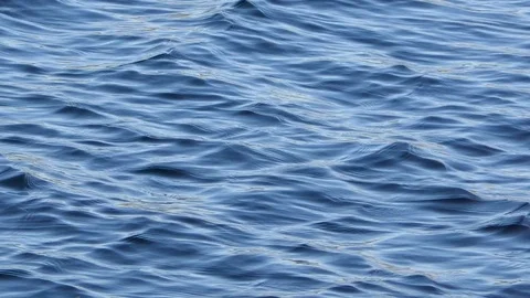 Close up of slow motion waves and ripples on river water surface. Stock Footage 120644068
