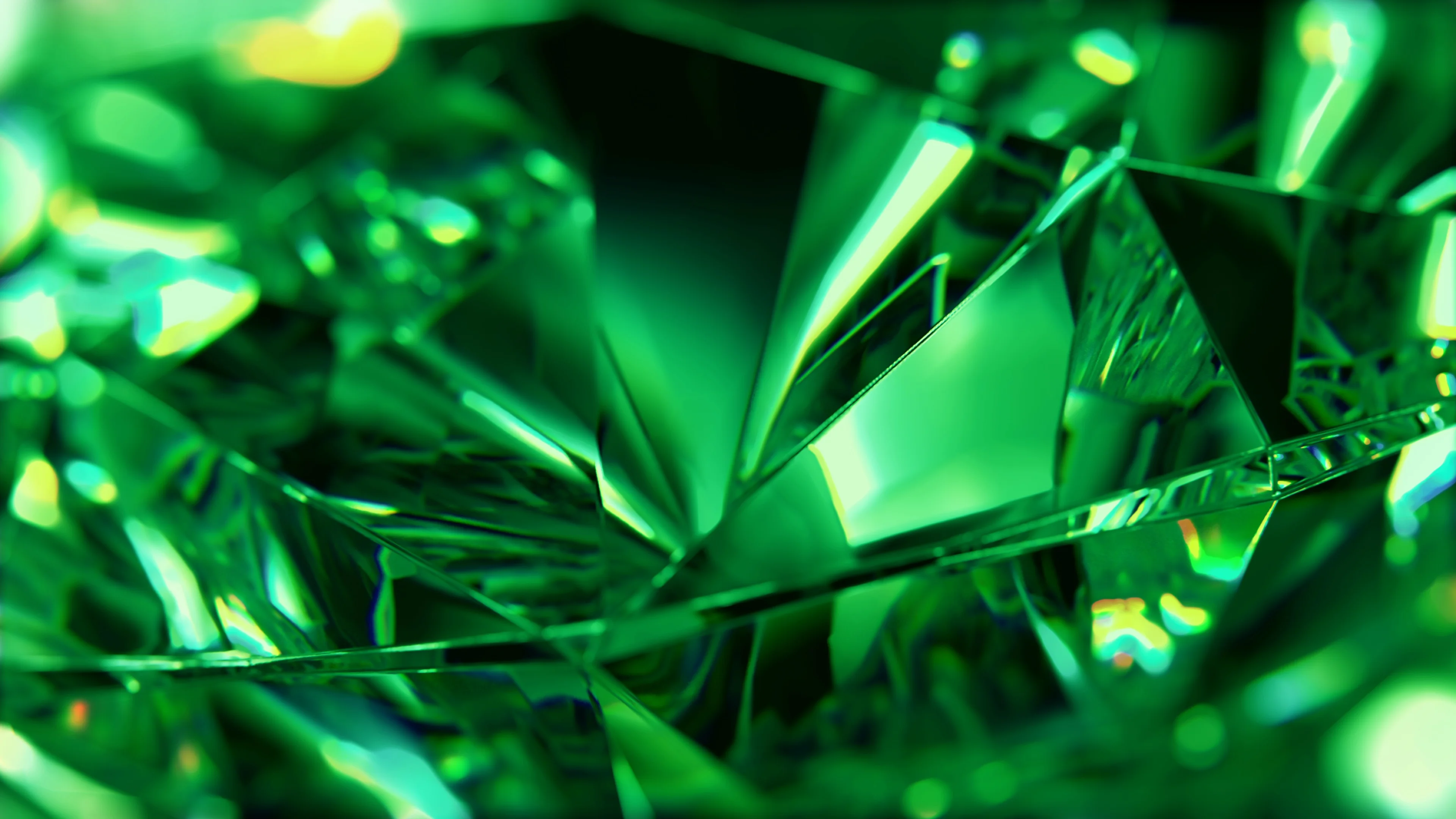 Close-up of slowly rotating green diamon... | Stock Video | Pond5