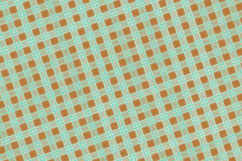 Close-up of small brown and orange dots on a patterned surface Stock Photos