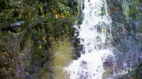 Close Up Small Water Fall 動画素材 63216220