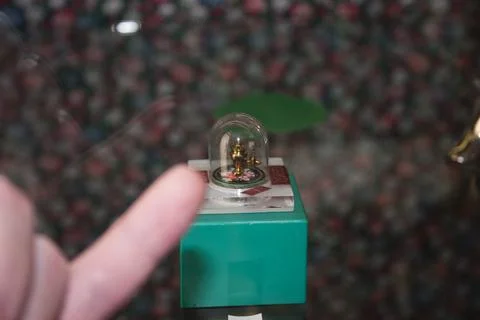 Close-up of the smallest samovar in the world Stock Photos
