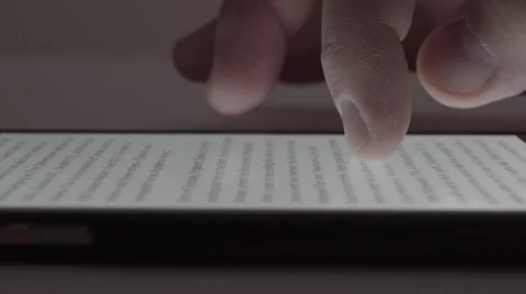 Close up of smart phone screen. Fingers scrolling up and down. 4K UHD. Stock Footage 64642676