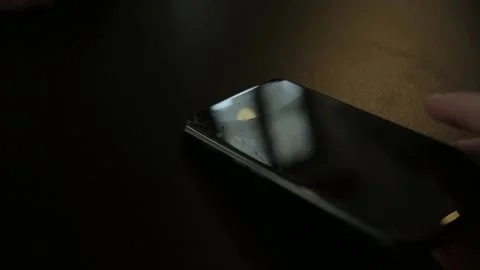 Close up Smartphone With Broken Glass Screen Stock Footage 170898209