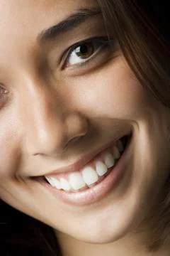 Close-up of smile Stock Photos