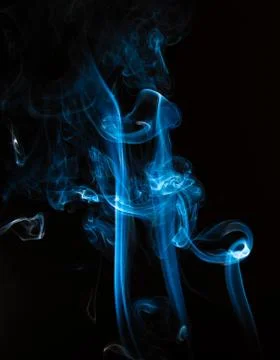 Close up of smoke on black background. Smoke stock image. Smoke cloud Stock Photos
