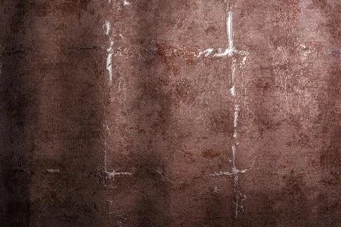 Close-up of smooth brown suede texture with soft fibers and uniform color Stock Photos