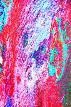 Close-up of smooth tree bark, smooth bark with few knots. Changed color sch.. Stock Illustration