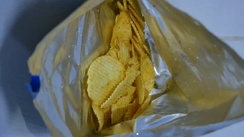 Close up snack in bag. Stock Footage 113895262