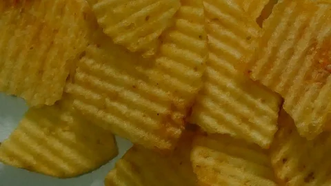 Close up snack on white. Stock Footage 113990497
