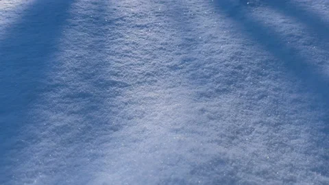 Close up of snow structure. Background with fresh fallen snow. Stock Footage 232673128