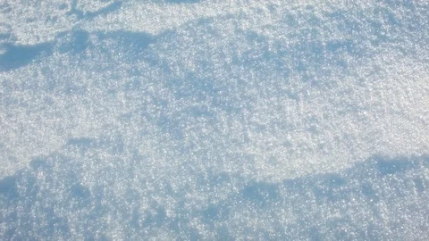Close-up of snow surface at dawn 스톡 동영상 81056349