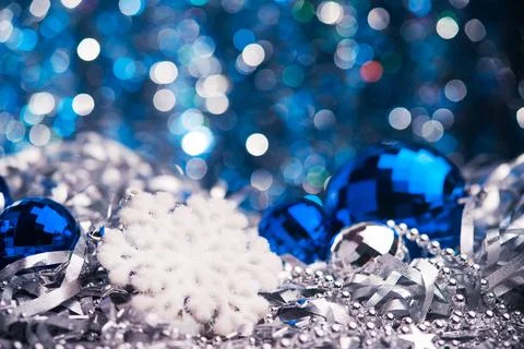 Close up of snowflake on background Stock Photos