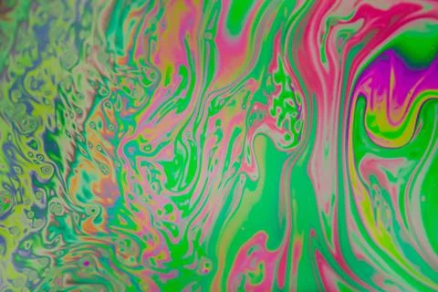 Close up soap bubble background. Psychedelic abstract background Stock Photos