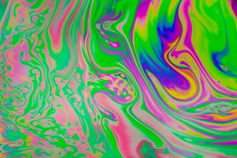 Close up soap bubble background. Psychedelic abstract background Stock Photos