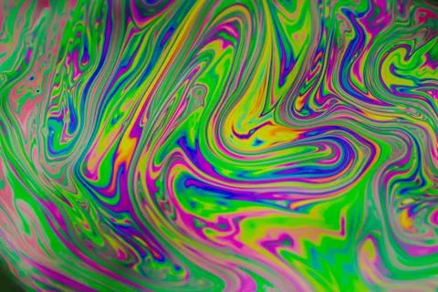Close up soap bubble background. Psychedelic abstract background Stock Photos
